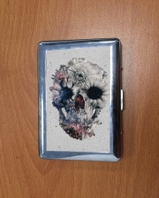 Porte Cigarette Floral Skull 2