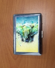 Porte Cigarette watercolor elephant