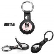 Porte clé Airtag - Protection Audrey Hepburn bubblegum