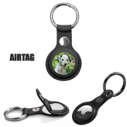 Porte clé Airtag - Protection chiot dalmatien dans un panier