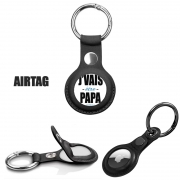 Porte clé Airtag - Protection Je vais etre papa putain
