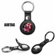 Porte clé Airtag - Protection Painting Pink Stargazer Lily