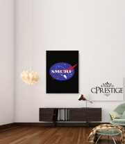 Poster Nasa Parodie Smurfs in Space
