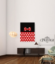 Poster Red And Black Point Mouse