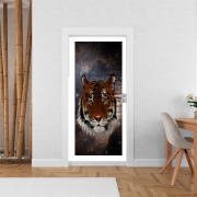 Poster de porte Abstract Tiger