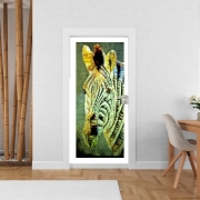 Poster de porte abstract zebra