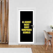 Poster de porte All against racist Sexist Homophobic Assholes