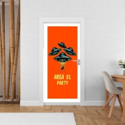 Poster de porte Area 51 Alien Party