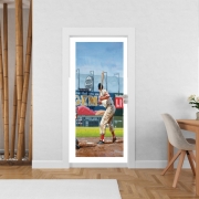 Poster de porte Baseball Painting