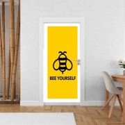 Poster de porte Bee Yourself Abeille