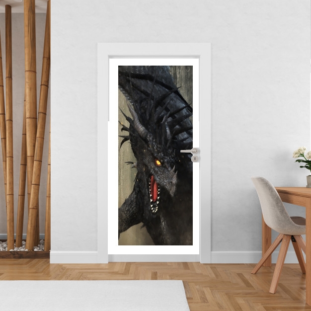Poster de porte Black Dragon