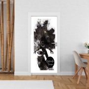 Poster de porte Black Panther Abstract Art WaKanda Forever