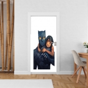 Poster de porte Black Panther x Mowgli