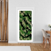Poster de porte Camouflage Militaire Vert