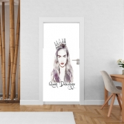Poster de porte Cara Delevingne Queen Art