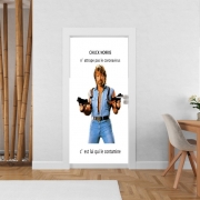 Poster de porte Chuck Norris Against Covid