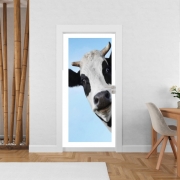 Poster de porte Vache Art Drôle