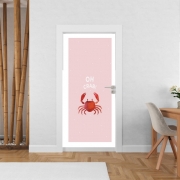 Poster de porte Crabe Pinky