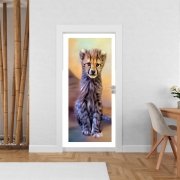 Poster de porte Cute cheetah cub