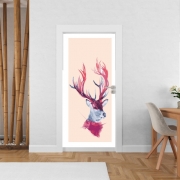 Poster de porte Deer paint