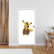 Poster de porte Detective Pikachu x Sherlock