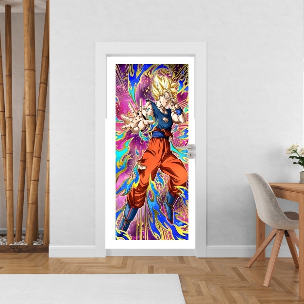 Poster de porte Dokkan Battle Goku Gratitude And Respect