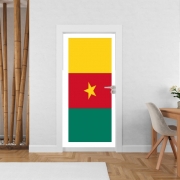 Poster de porte Drapeau Cameroun
