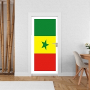 Poster de porte Drapeau Senegal