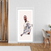 Poster de porte Eden Hazard Madrid