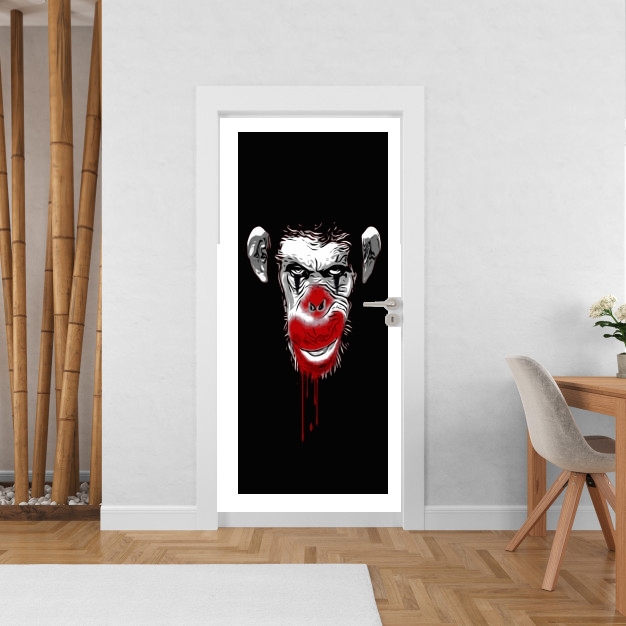 Poster de porte Evil Monkey Clown