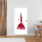 Poster de porte Flamenco Danseuse