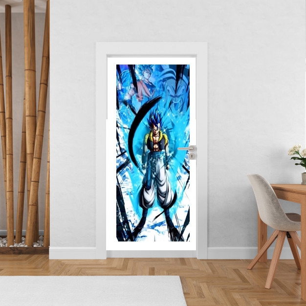 Poster de porte Gogeta SSJ Blue ArtFusion