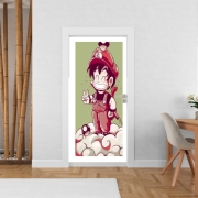 Poster de porte Goku-mario Vert