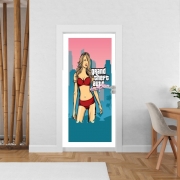 Poster de porte GTA collection: Bikini Girl Miami Beach