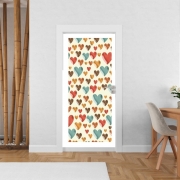 Poster de porte Mosaic de coeurs
