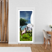 Poster de porte Amour cheval pour toujous