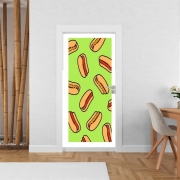 Poster de porte Hot Dog pattern