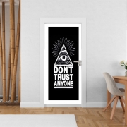 Poster de porte Illuminati Dont trust anyone