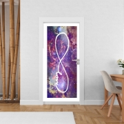 Poster de porte Infinity Love Galaxy