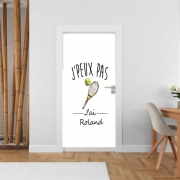 Poster de porte Je peux pas j'ai roland - Tennis