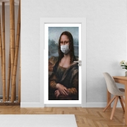 Poster de porte Joconde Mona Lisa Masque