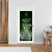 Poster de porte Keep Calm And Smoke Weed