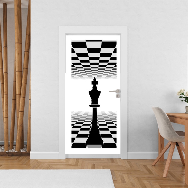 Poster de porte King Chess