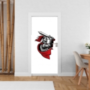 Poster de porte Knight with red cap