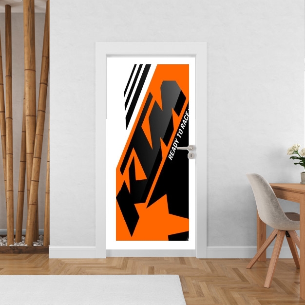 Poster de porte KTM Racing Orange And Black