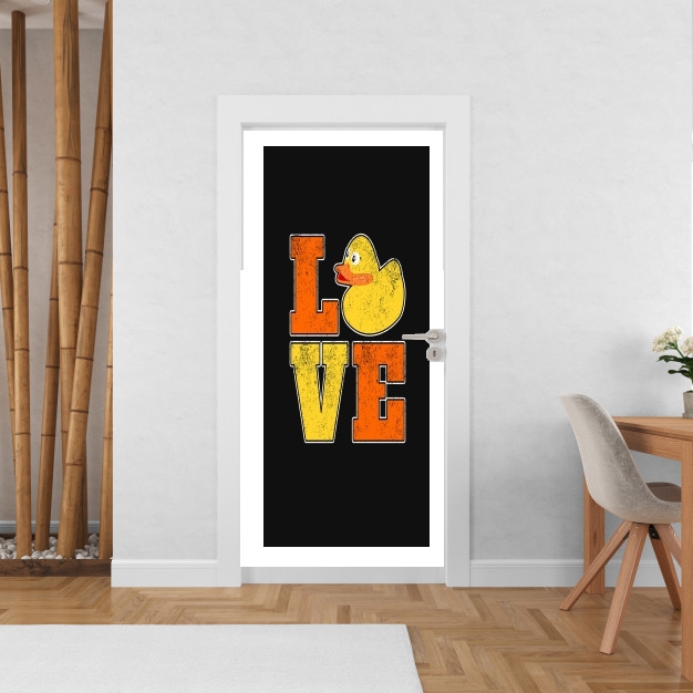 Poster de porte Canard D'amour