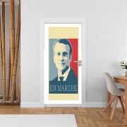 Poster de porte Macron Propaganda En marche la France