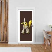 Poster de porte Master Pikachu Jedi