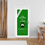 Poster de porte Mauvais perdant - Vert Xbox