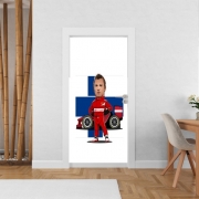 Poster de porte MiniRacers: Kimi Raikkonen - Ferrari Team F1